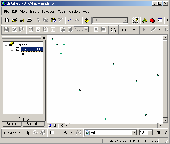 MapInfo data successfully imported into ArcGIS